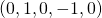 Rendered by QuickLaTeX.com (0, 1, 0, -1, 0)